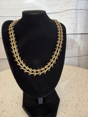 Chloe + Isabel Gold Tone Interwoven Chain Statement Necklace